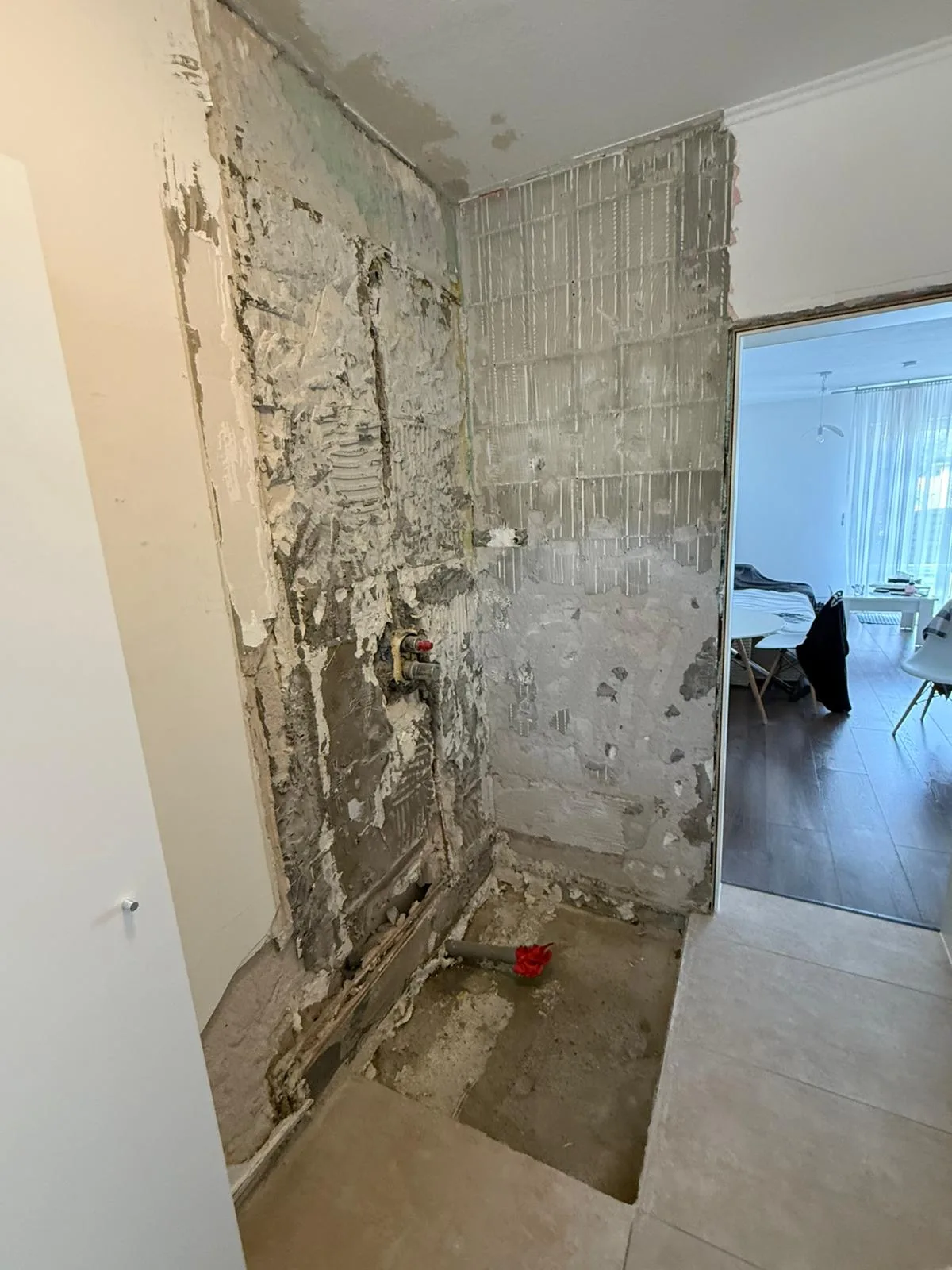 Entkernung und Rückbau eines Badezimmers